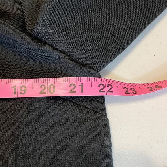 St John Black Knit Cropped Long Sleeve Luxury Designer Swing Jacket Blazer 12 - Picture 12 of 15